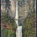 Multnomah Falls in Winter